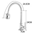 Matte Black 304 Stainless Steel Kitchen Faucet With Shower With 360 ° Rotation