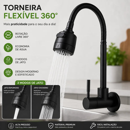 Torneira Gourmet 360° Extensível